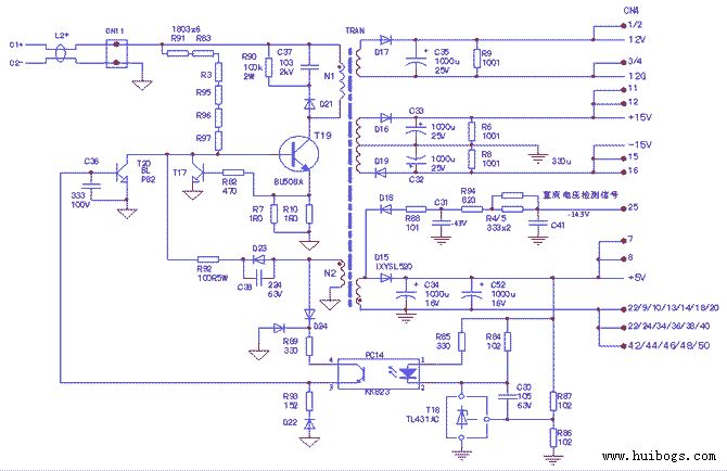 兩例變頻器開關(guān)電源電路實例（圖2）